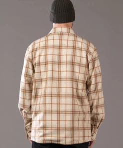Just Another Fisherman LANDING CHECK JACKET - SAND/RUST