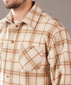 Just Another Fisherman LANDING CHECK JACKET - SAND/RUST