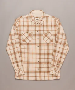 Just Another Fisherman LANDING CHECK JACKET - SAND/RUST