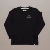Just Another Fisherman LITTLE ANGLERS HOOK LS TEE - BLACK