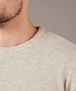 Just Another Fisherman MERINO SEA CREW - GREY FEATHER