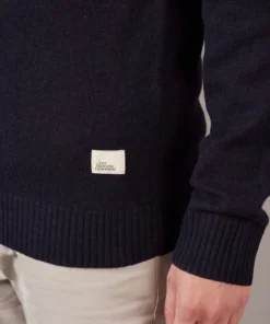 Just Another Fisherman MERINO SEA CREW - NAUTICAL BLACK