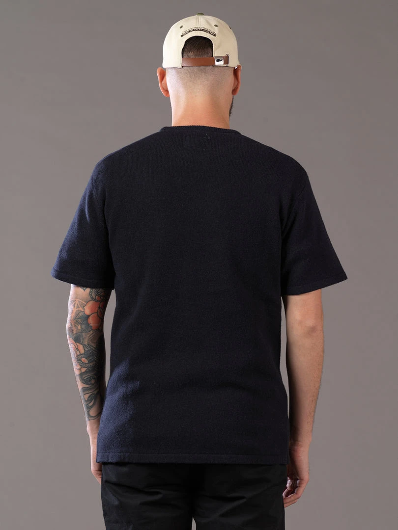 Just Another Fisherman MERINO SEA TEE - NAUTICAL BLACK