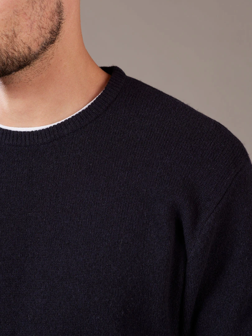 Just Another Fisherman MERINO SEA TEE - NAUTICAL BLACK