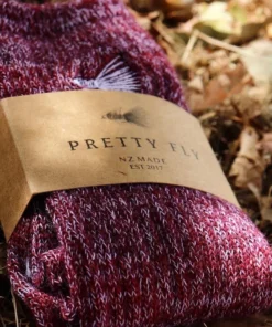 PRETTY FLY MERINO SOCK - MULLED WINE Accessories