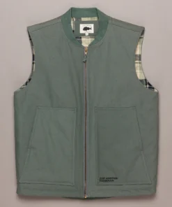 Just Another Fisherman OIL CHANGE VEST - MOSS