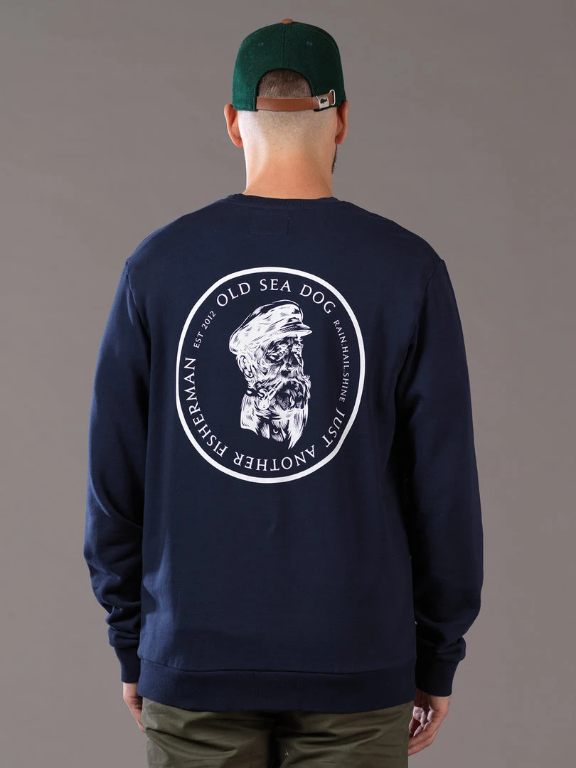 Just Another Fisherman OLD SEA DOG CREW - NAVY Apparel