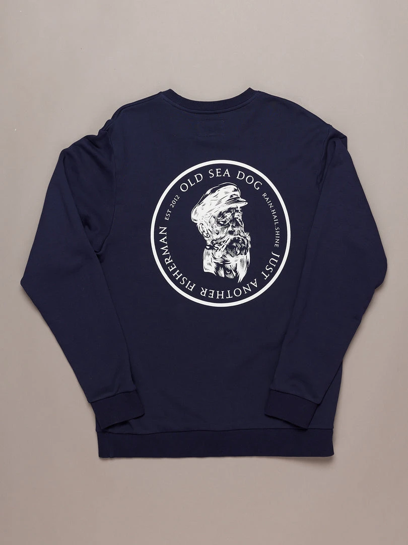 Just Another Fisherman OLD SEA DOG CREW - NAVY Apparel