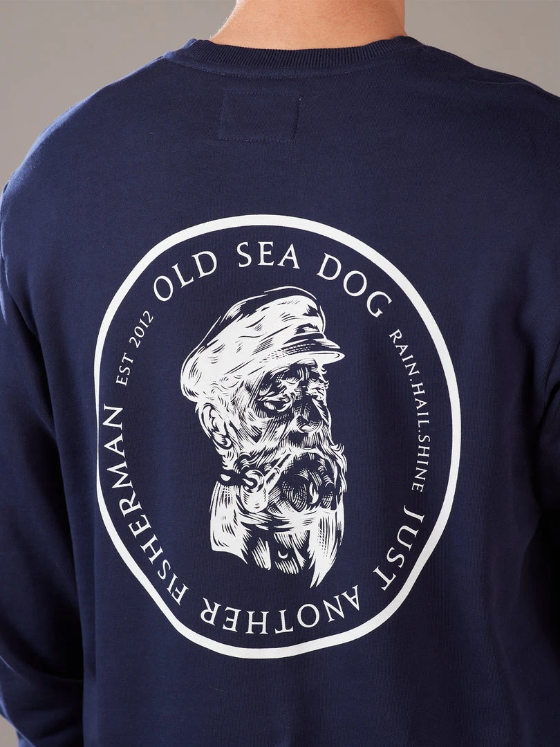 Just Another Fisherman OLD SEA DOG CREW - NAVY Apparel