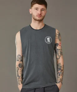 Just Another Fisherman OLD SEA DOG TANK - AGED BLACK Apparel