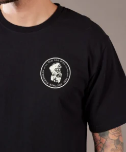 Just Another Fisherman Apparel OLD SEA DOG TEE - BLACK/VANILLA