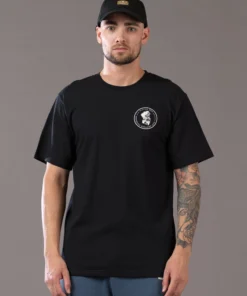 Just Another Fisherman Apparel OLD SEA DOG TEE - BLACK/VANILLA