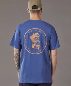 Just Another Fisherman OLD SEA DOG TEE - DEEP BLUE Apparel