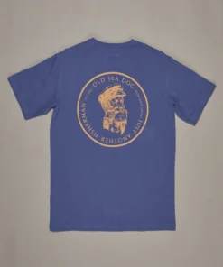 Just Another Fisherman OLD SEA DOG TEE - DEEP BLUE Apparel