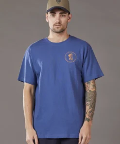 Just Another Fisherman OLD SEA DOG TEE - DEEP BLUE Apparel