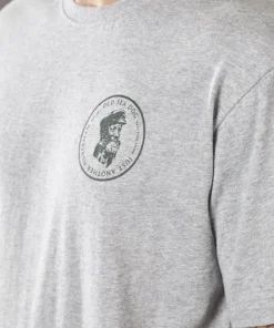 Just Another Fisherman OLD SEA DOG TEE - GREY MARLE/GREEN