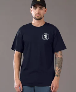 Just Another Fisherman OLD SEA DOG TEE - NAVY/VANILLA Apparel