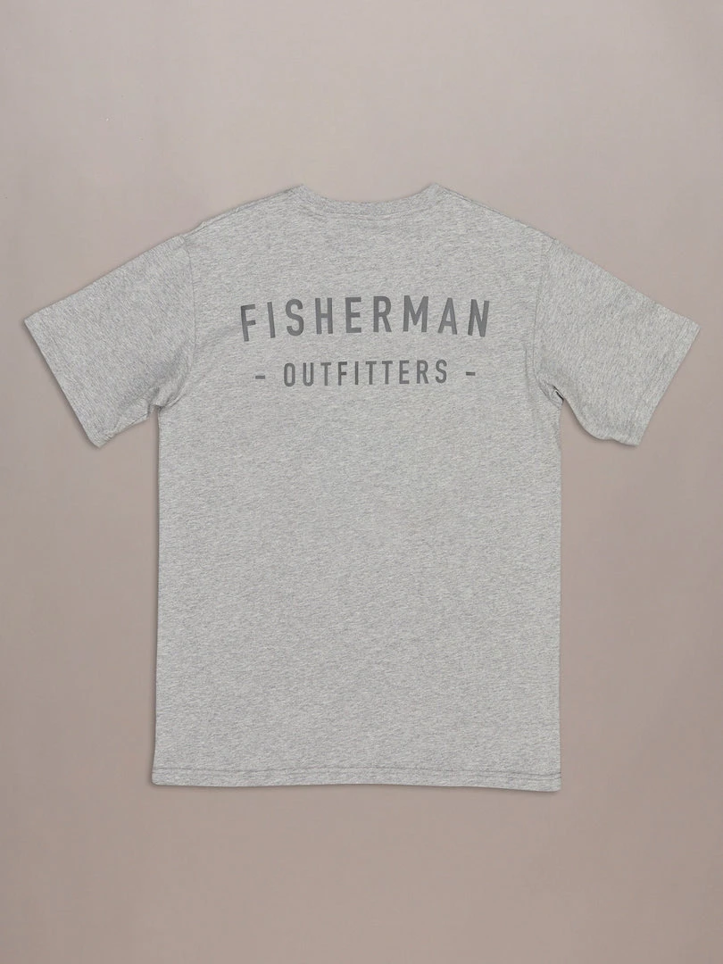 Just Another Fisherman Apparel OUTFITTERS TEE - GREY MARLE