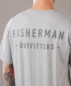 Just Another Fisherman Apparel OUTFITTERS TEE - GREY MARLE