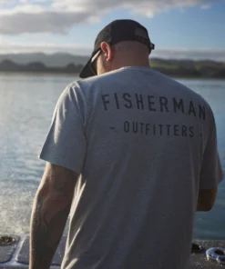 Just Another Fisherman Apparel OUTFITTERS TEE - GREY MARLE
