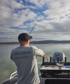 Just Another Fisherman Apparel OUTFITTERS TEE - GREY MARLE