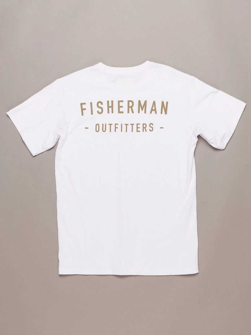 Just Another Fisherman OUTFITTERS TEE - WHITE