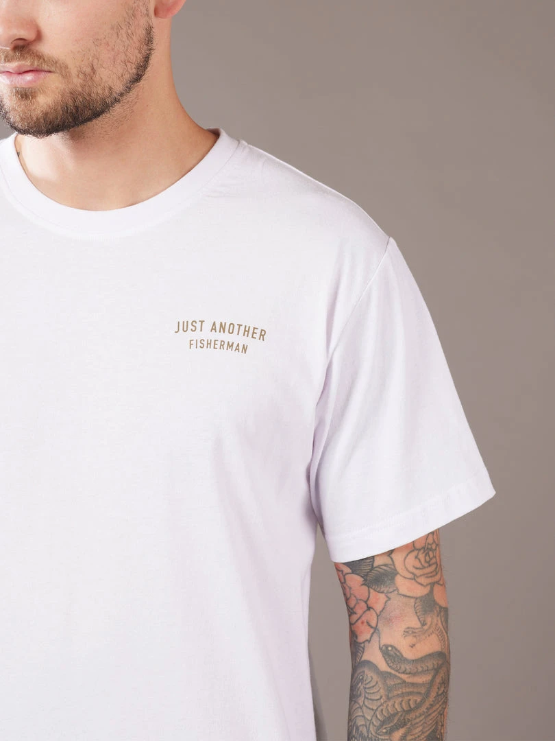 Just Another Fisherman OUTFITTERS TEE - WHITE