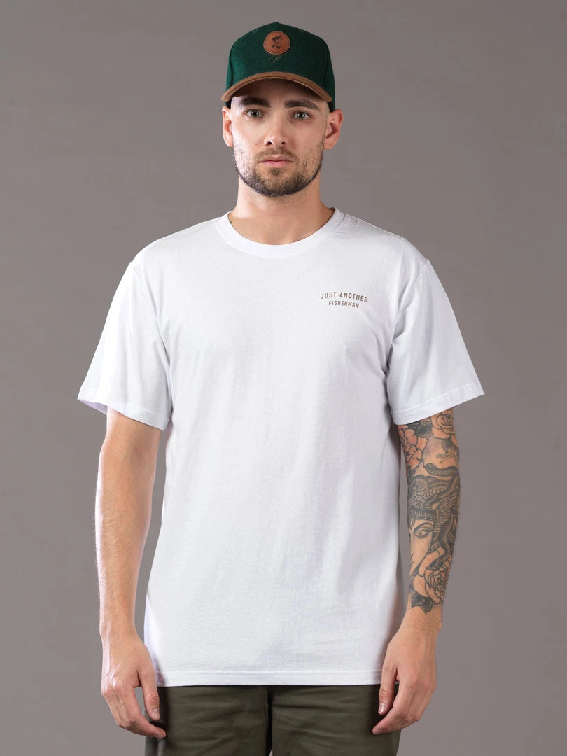 Just Another Fisherman OUTFITTERS TEE - WHITE