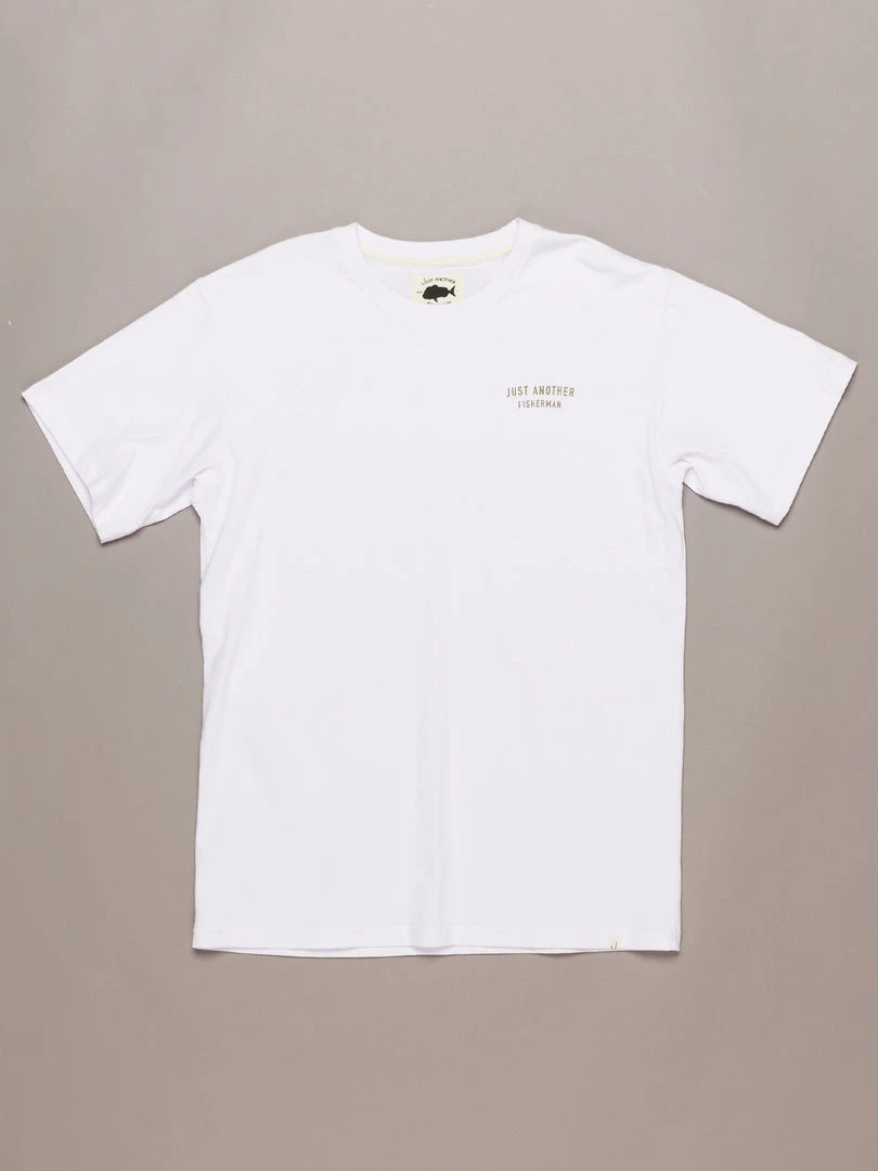 Just Another Fisherman OUTFITTERS TEE - WHITE