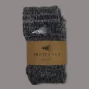 PRETTY FLY MERINO SOCK - GREY MARLE Accessories