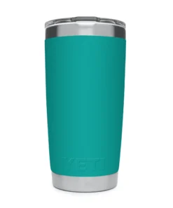 YETI RAMBLER 20 OZ TUMBLER - AQUIFER BLUE Drinkware & Coffee