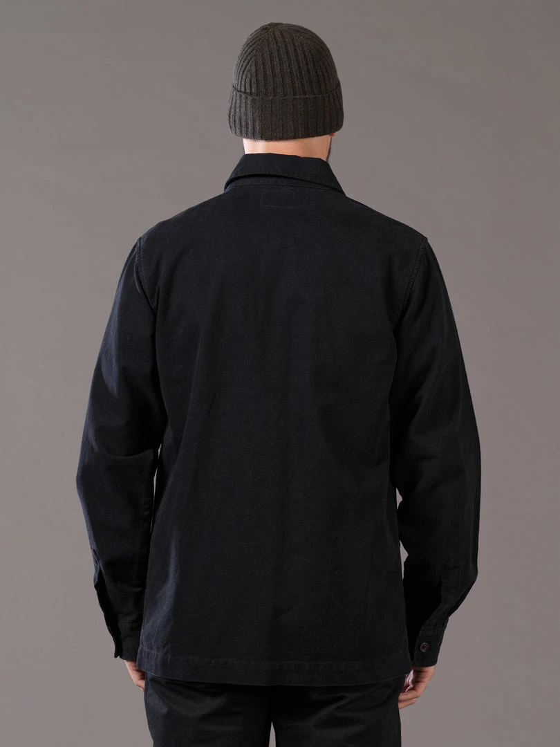Just Another Fisherman RIGGER SHACKET - BLACK Apparel