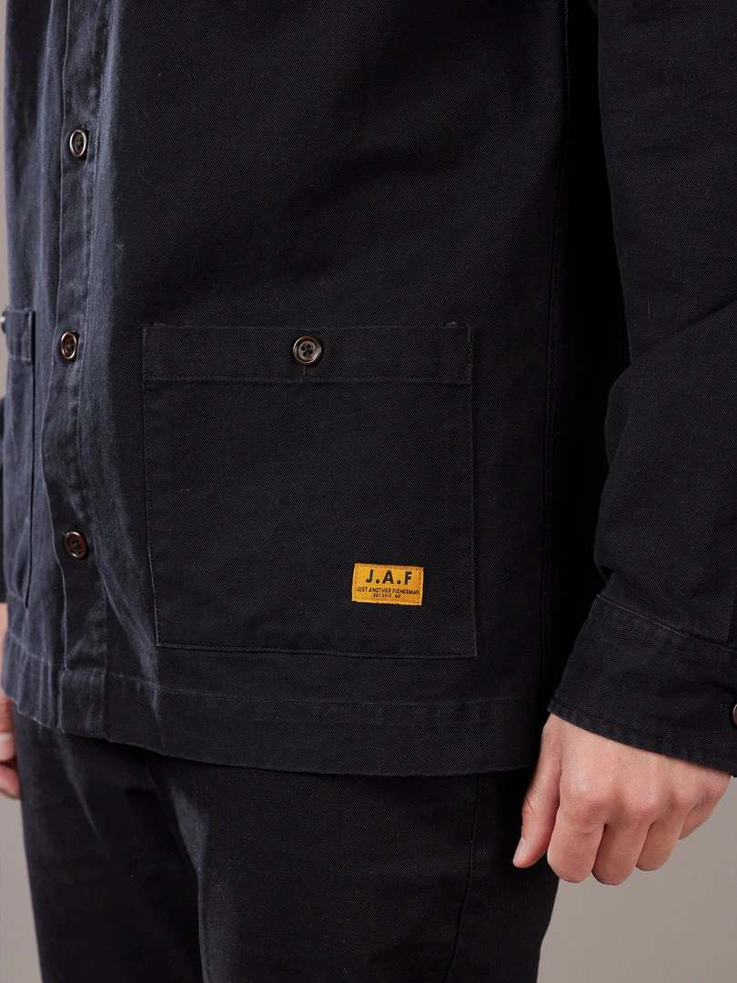 Just Another Fisherman RIGGER SHACKET - BLACK Apparel