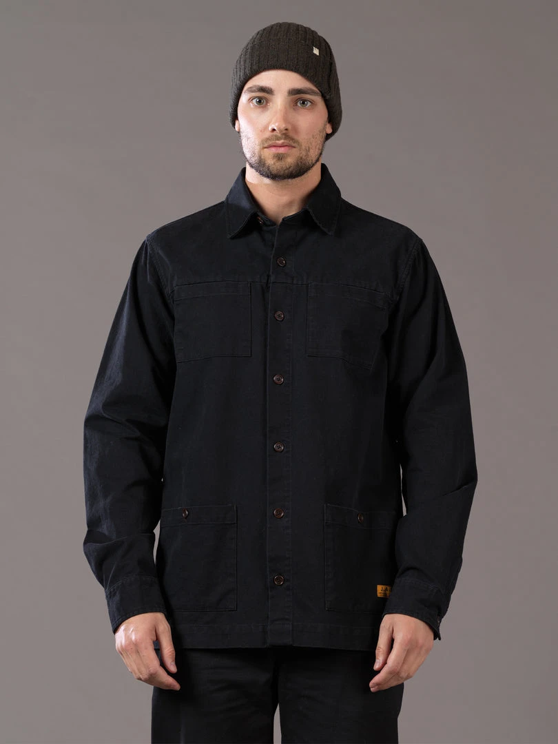 Just Another Fisherman RIGGER SHACKET - BLACK Apparel