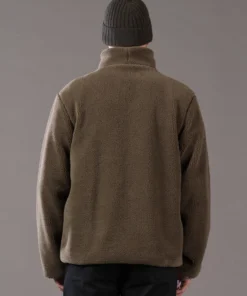 Just Another Fisherman Apparel RUG UP ZIP - MILITARY OLIVE