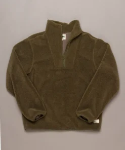 Just Another Fisherman Apparel RUG UP ZIP - MILITARY OLIVE