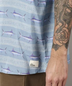 Just Another Fisherman RUSTIC SWORD SS SHIRT - BLUE Apparel