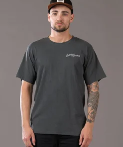 Just Another Fisherman SALTED & SMOKED TEE - AGED BLACK
