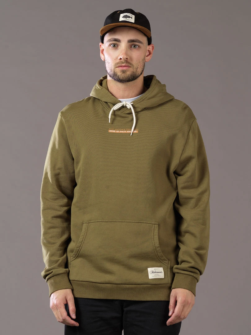 Just Another Fisherman SALTY ANGLER HOOD - MILITARY OLIVE
