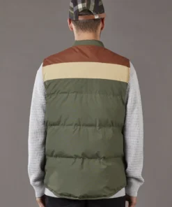 Just Another Fisherman SEA-LEVEL VEST - OLIVE/RUST/NATURAL Apparel