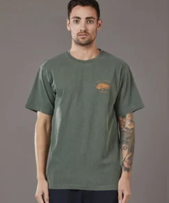Just Another Fisherman SNAPPER LOGO TEE - FOREST GREEN