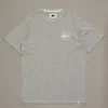 Just Another Fisherman Apparel SNAPPER LOGO TEE - GREY MARLE / WHITE