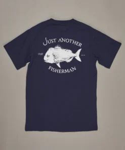 Just Another Fisherman SNAPPER LOGO TEE - NAVY