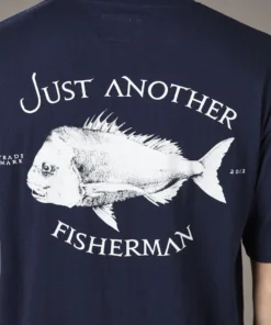 Just Another Fisherman SNAPPER LOGO TEE - NAVY