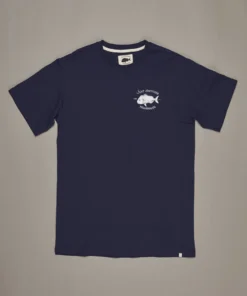 Just Another Fisherman SNAPPER LOGO TEE - NAVY