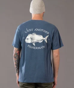 Just Another Fisherman SNAPPER LOGO TEE - OVERDYED MIDNIGHT NAVY