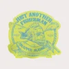 Just Another Fisherman SNAPPER MADNESS STICKER - YELLOW Apparel