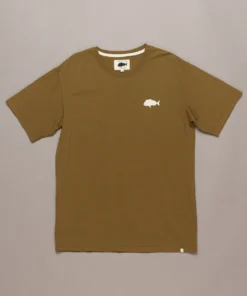 Just Another Fisherman SNAPPER STAMP TEE - MILITARY OLIVE Apparel