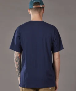 Just Another Fisherman SNAPPER STAMP TEE - NAVY