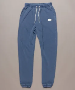 Just Another Fisherman Apparel SNAPPER STAMP TRACKPANT - OVERDYED MIDNIGHT NAVY